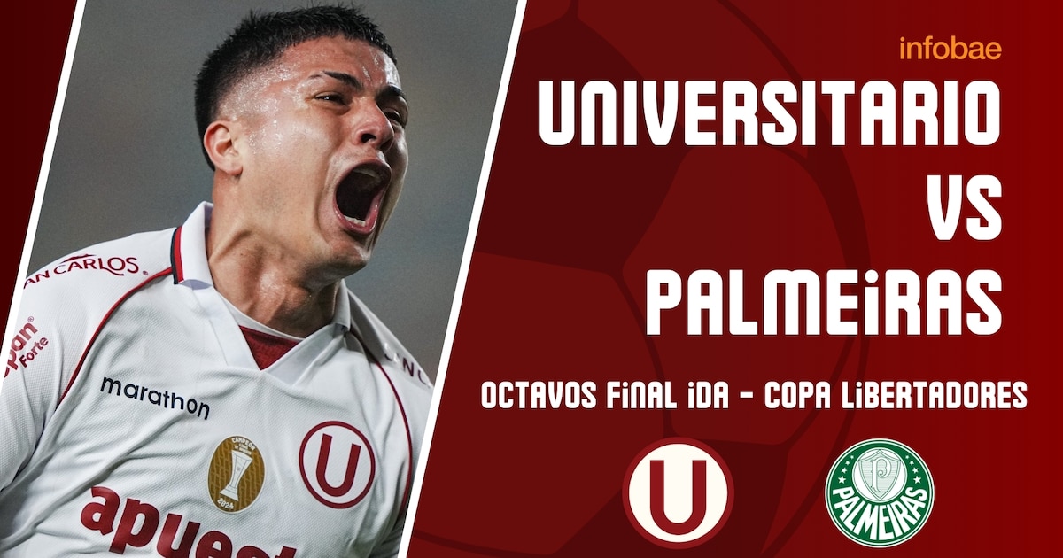 ¿A qué hora y por qué canal ver Universitario contra Palmeiras en vivo? Transmisión online y detalles del partido de octavos de final de la Copa Libertadores 2025