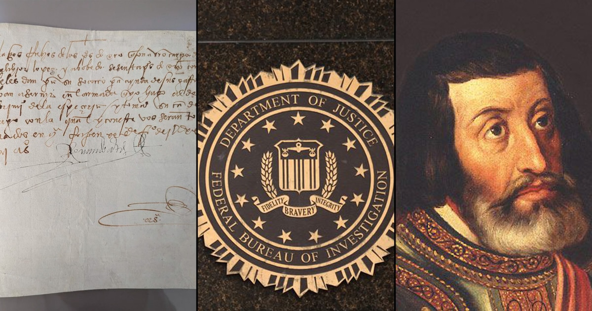 FBI recupera manuscrito original de Hernán Cortés de 1527 que revela transacciones en oro y detalles de las exploraciones iniciales en México