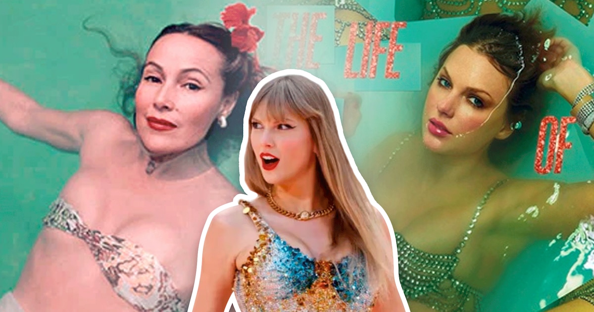 Taylor Swift genera polémica en México por presunto plagio a Dolores del Río en la portada de su nuevo álbum