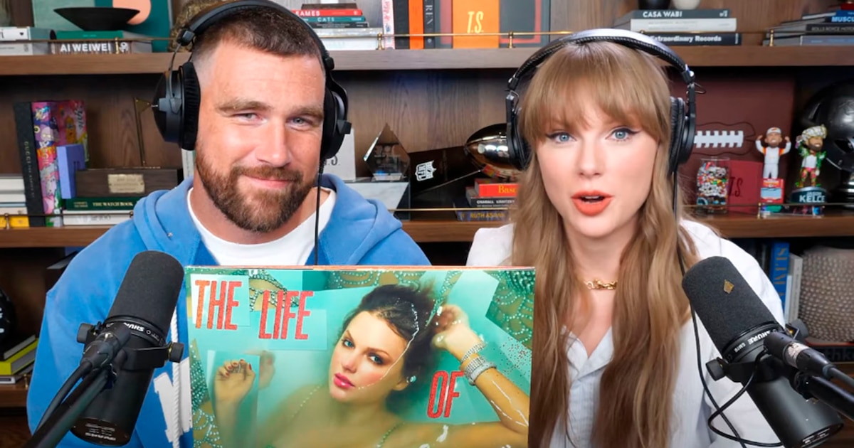 Taylor Swift comparte sorpresas y anuncios en el podcast de Travis y Jason Kelce