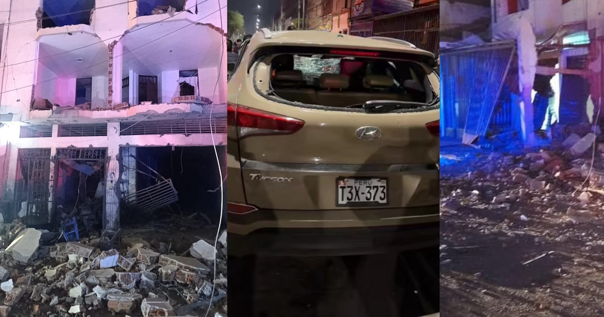 Explosión de dinamita arrasa con vivienda y deja heridos en la avenida Perú de Trujillo