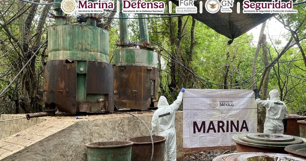 ¡Incautan en Nayarit casi 13 toneladas de metanfetamina en narcolaboratorio vinculado a Los Chapitos!