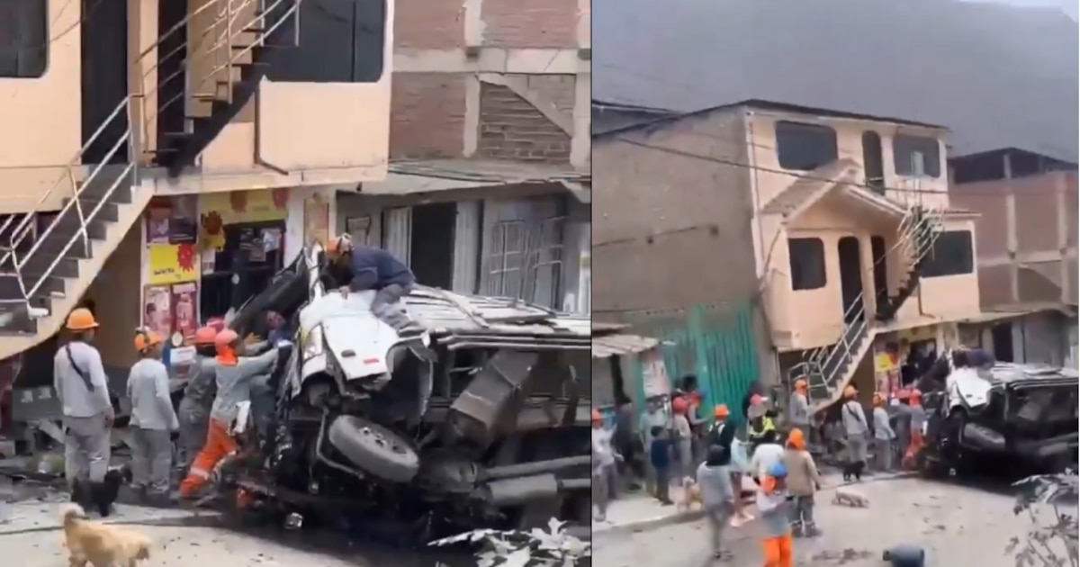 Accidente mortal en Pasamayito: camión de gas choca contra vivienda y provoca tres fallecidos