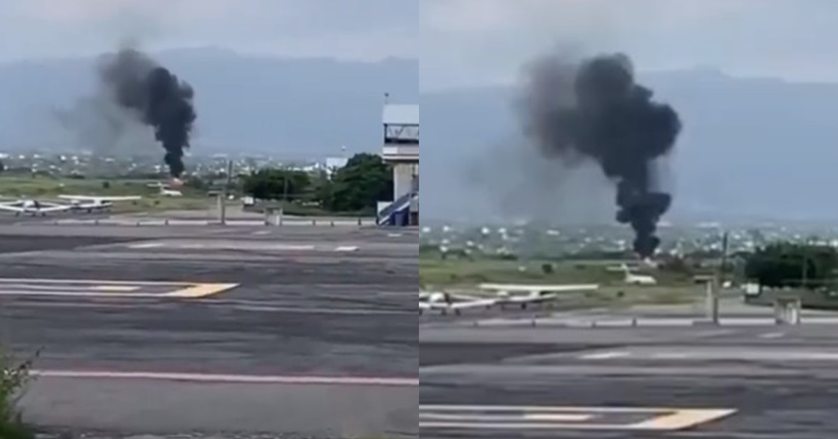 Accidente en Aeropuerto de Cuernavaca: Aeronave de adiestramiento de la Semar se estrella durante aterrizaje sin víctimas fatales