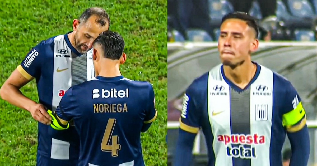 Erick Noriega recibe la cinta de capitán en su emotiva despedida de Alianza Lima frente a ADT antes de su transferencia a Gremio