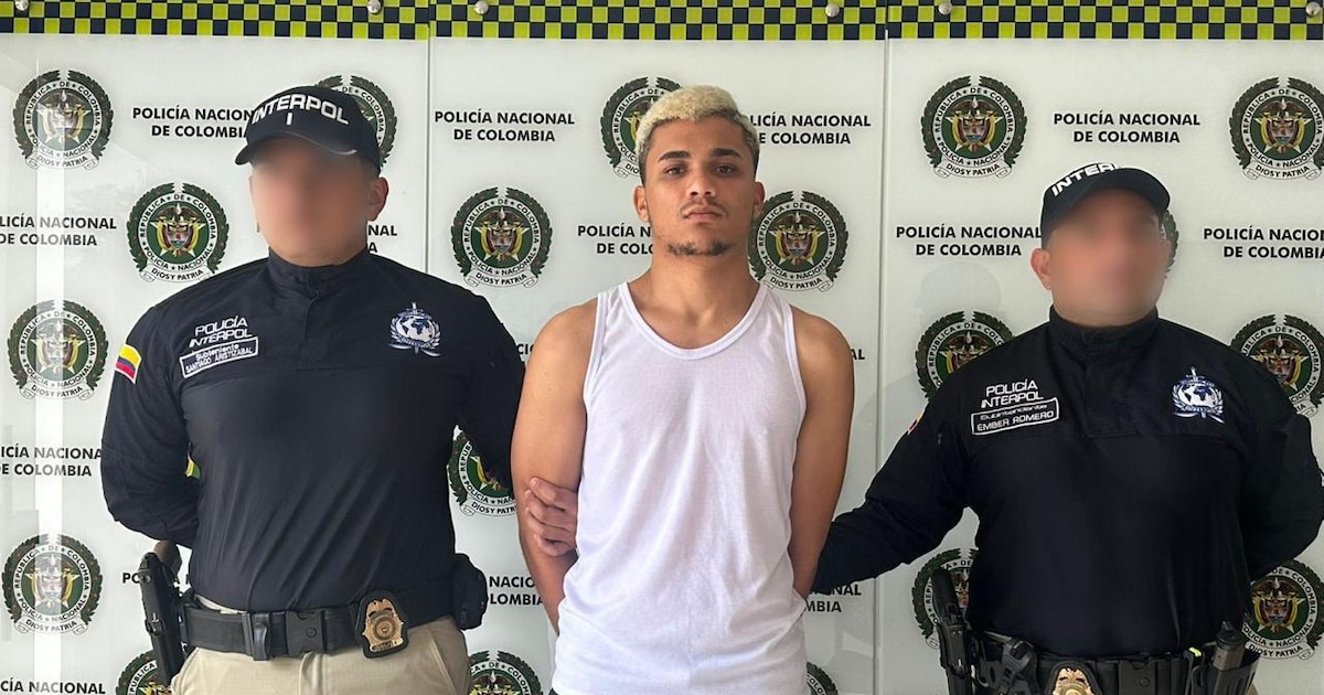 Capturan en Barrancabermeja a sicario venezolano buscado por homicidio calificado en Chile tras operación conjunta de Interpol