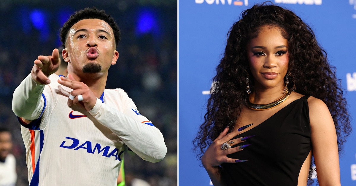 Jadon Sancho confirma romance con Saweetie tras tatuaje en California y su posible salida del Manchester United