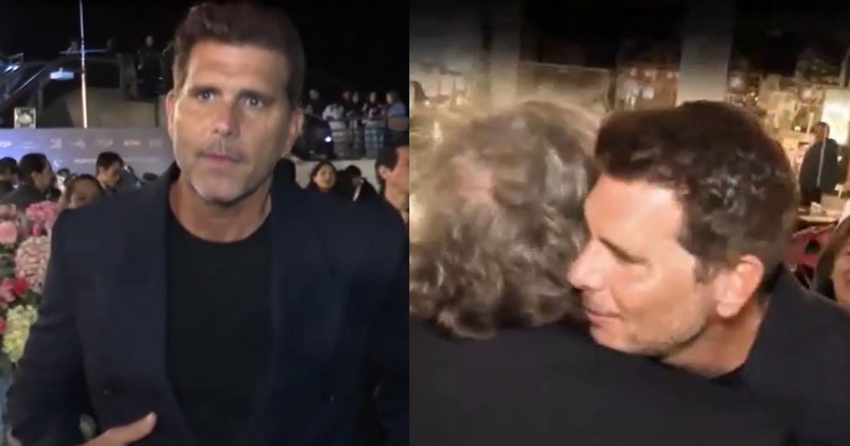 Christian Meier en la alfombra roja: incomoda reacción tras preguntarle por el papá de Alondra García Miró