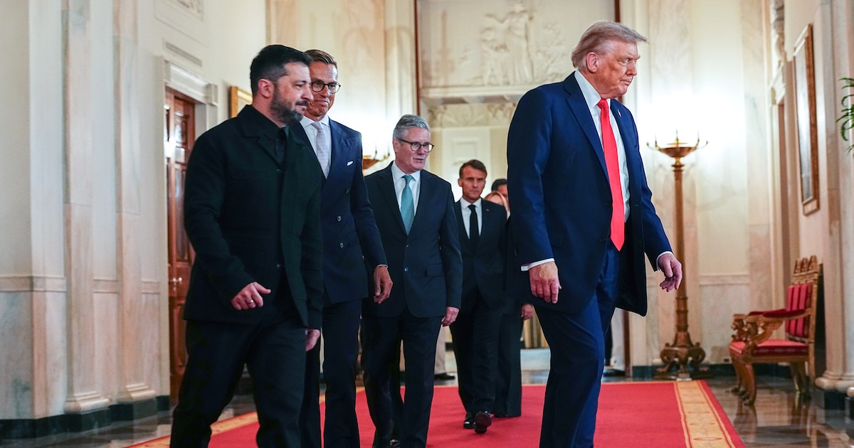 Trump lidera reunión en la Casa Blanca con Zelensky y líderes europeos para impulsar negociación de paz en Ucrania