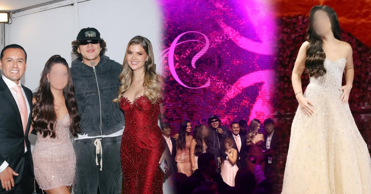 Hija de Richard Acuña deslumbra con fiesta millonaria de 15 años con Beéle y lujo sin límites