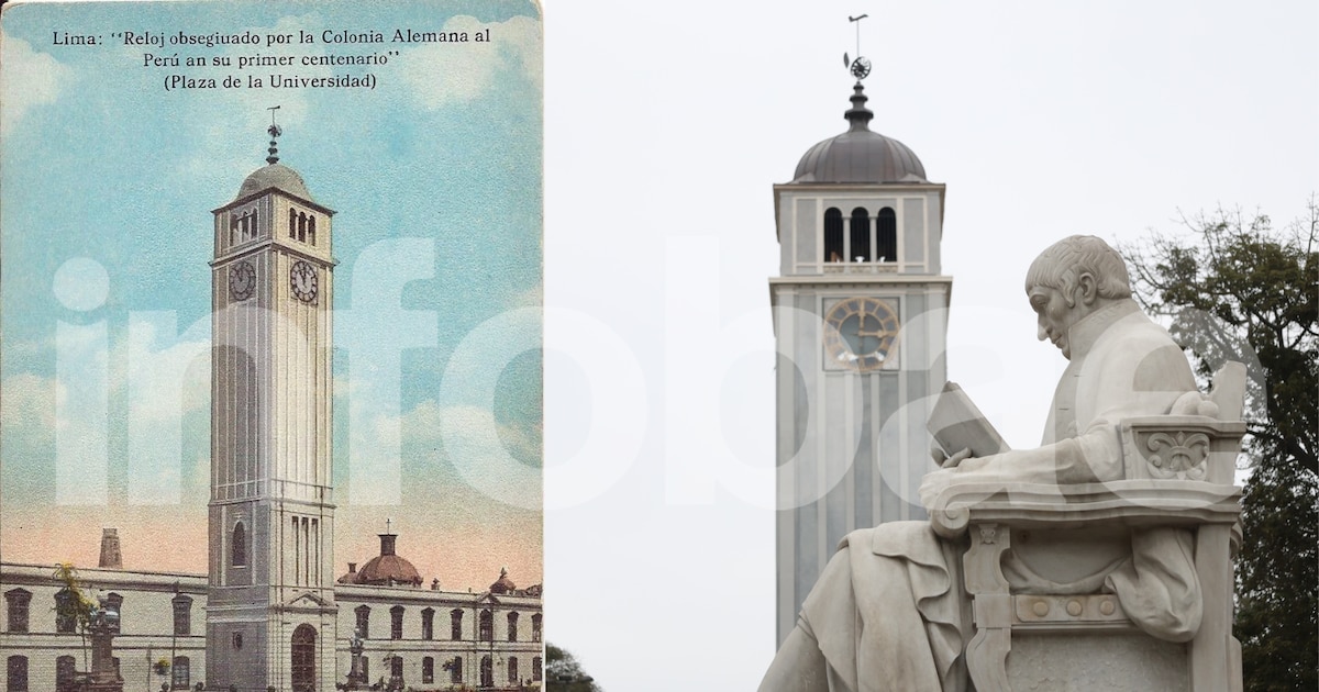 Restauran la histórica Torre Reloj de Lima y recuperan su antiguo esplendor con mecanismo centenario