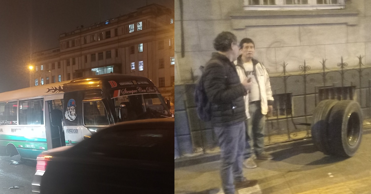 Casi se repite la tragedia: ‘Anconeros’ de Lima provocan pánico tras desprendimiento de llantas en plena vía