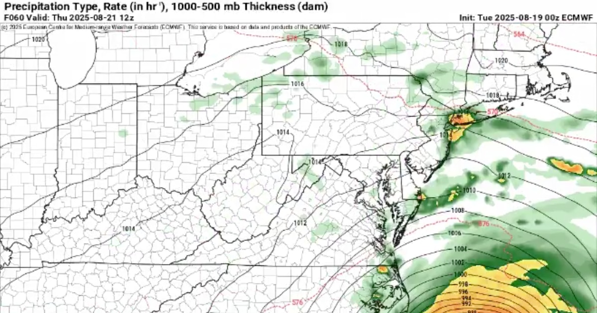 Hurricane Erin: amenaza creciente en la Costa Este de EE.UU. con lluvias y posibles afectaciones en Nueva York, Massachusetts y Virginia