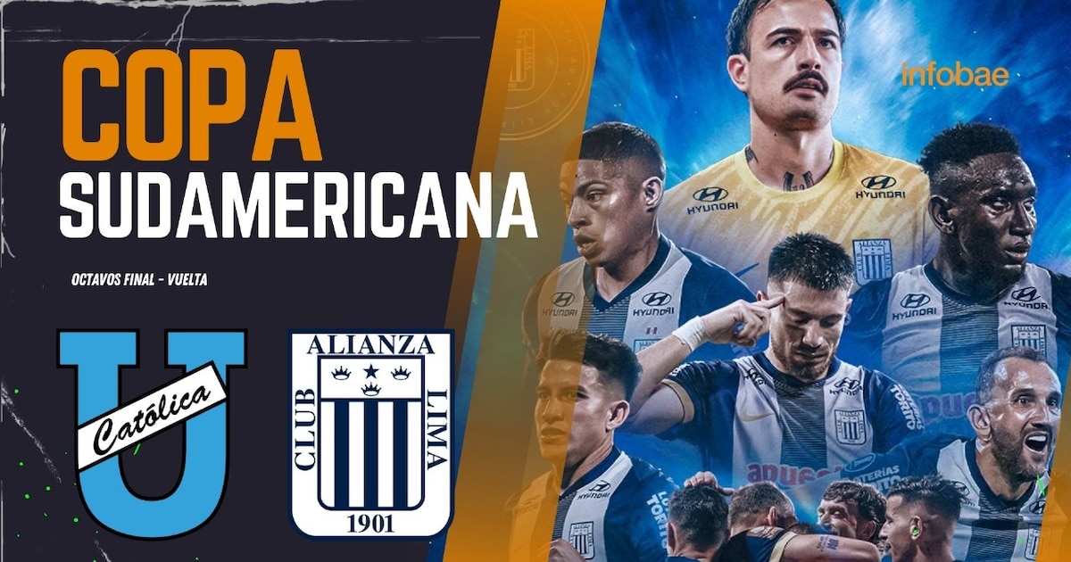 Alianza Lima busca avanzar a cuartos de final de la Copa Sudamericana tras vencer en la ida; enfrenta a la Universidad Católica en Quito