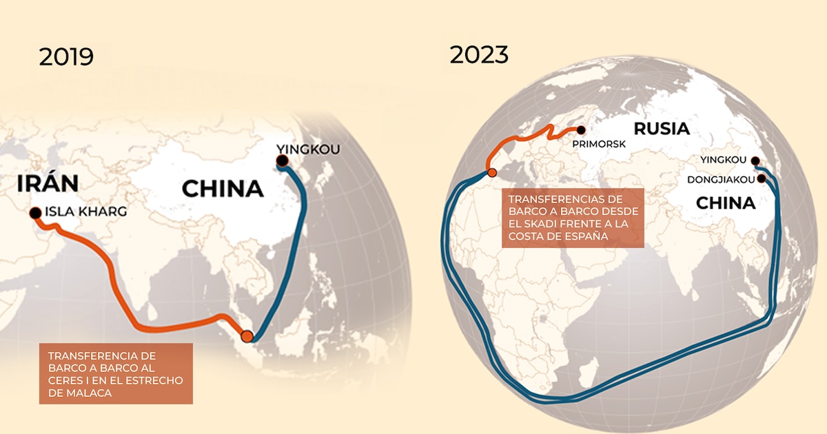 Investigación revela red internacional que transportó 130 millones de barriles de petróleo sancionado a China a través de hipotecas navales y empresas pantalla