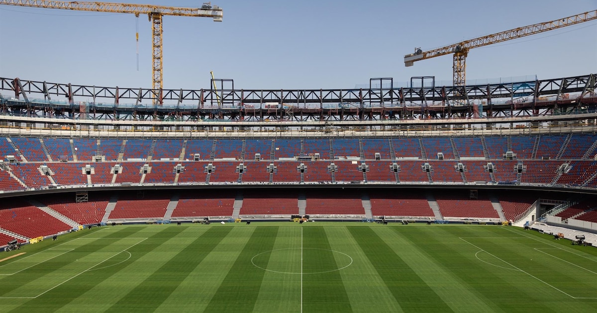 Obras del Camp Nou en crisis: El FC Barcelona lucha contra el tiempo para reabrir antes de LaLiga y Champions