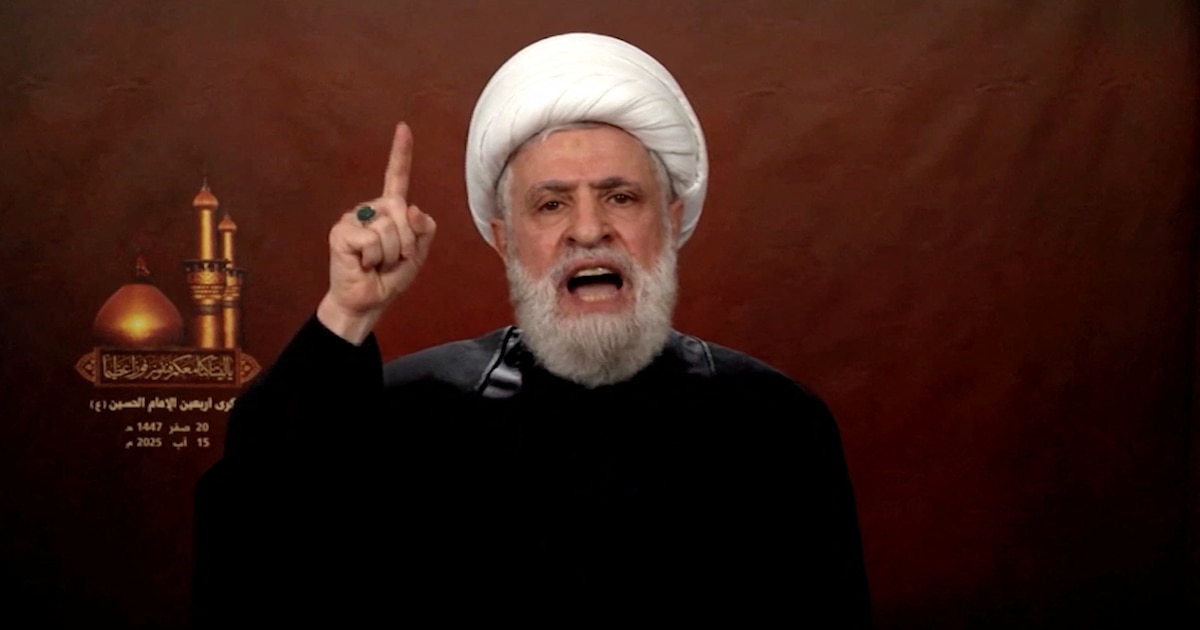 Hezbollah rechaza desarme en Líbano ante tensiones entre EE. UU. e Irán, mientras líder advierte: «No capitularemos