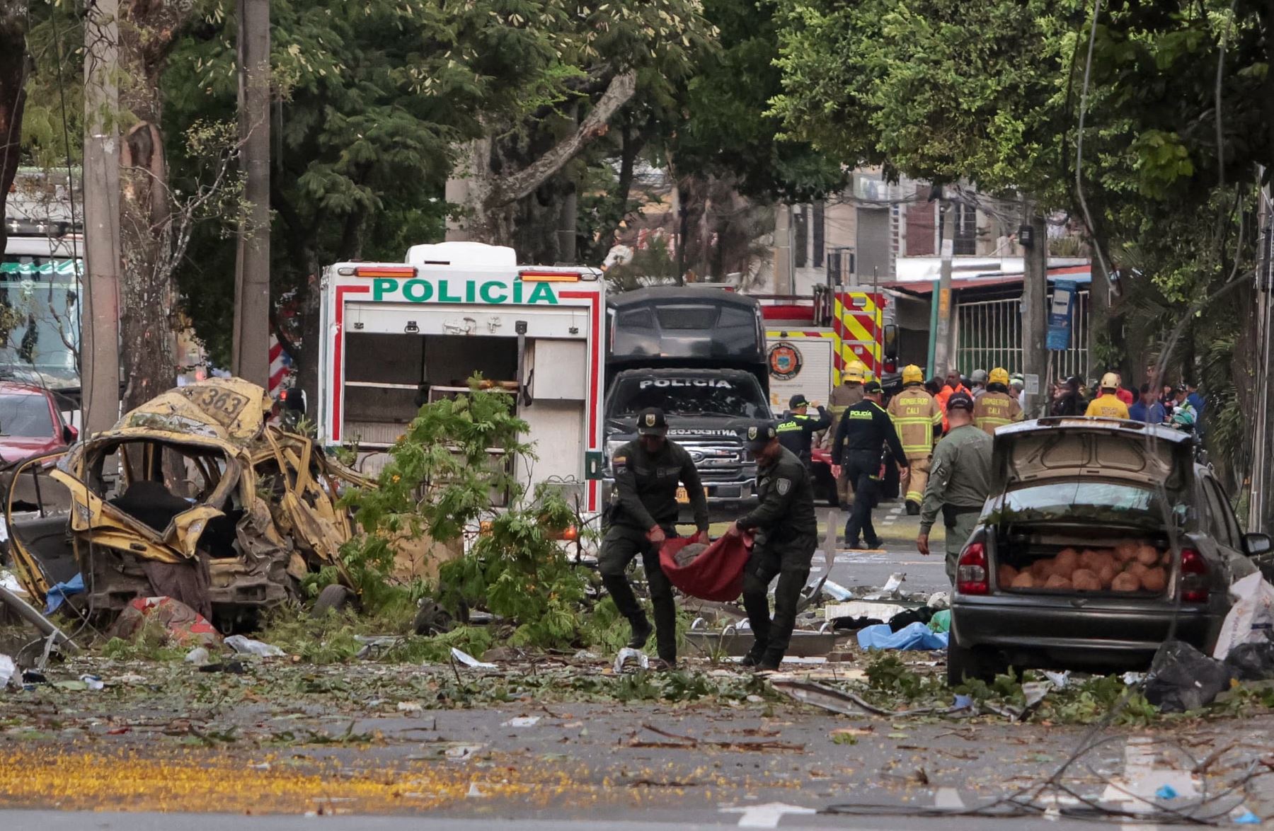 Cali militariza la ciudad tras ataque con camión bomba que deja 6 muertos y 60 heridos