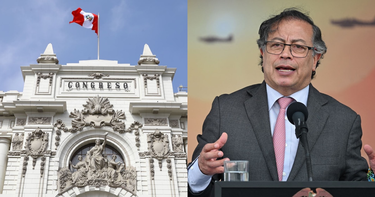 Congreso de Perú reitera declaración de persona no grata a Gustavo Petro por ataques a la soberanía nacional