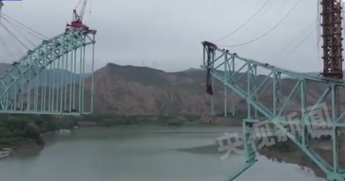 Desplome en China: Al menos 12 muertes tras colapsar puente en construcción sobre el río Amarillo