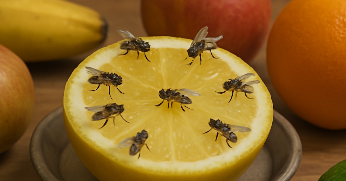 Controla las moscas de la fruta en casa con vinagre de manzana: método natural y efectivo sin químicos
