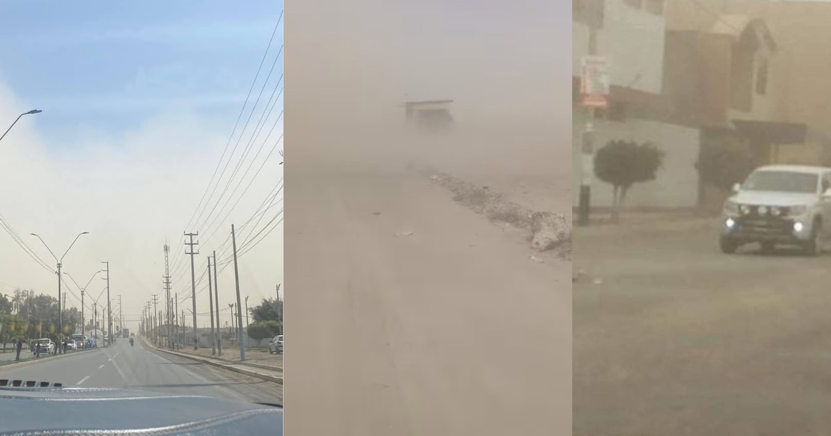 Fuertes vientos de 61 km/h y nubes de arena afectan Pisco y Paracas: visibilidad reducida y alerta por fenómenos climáticos