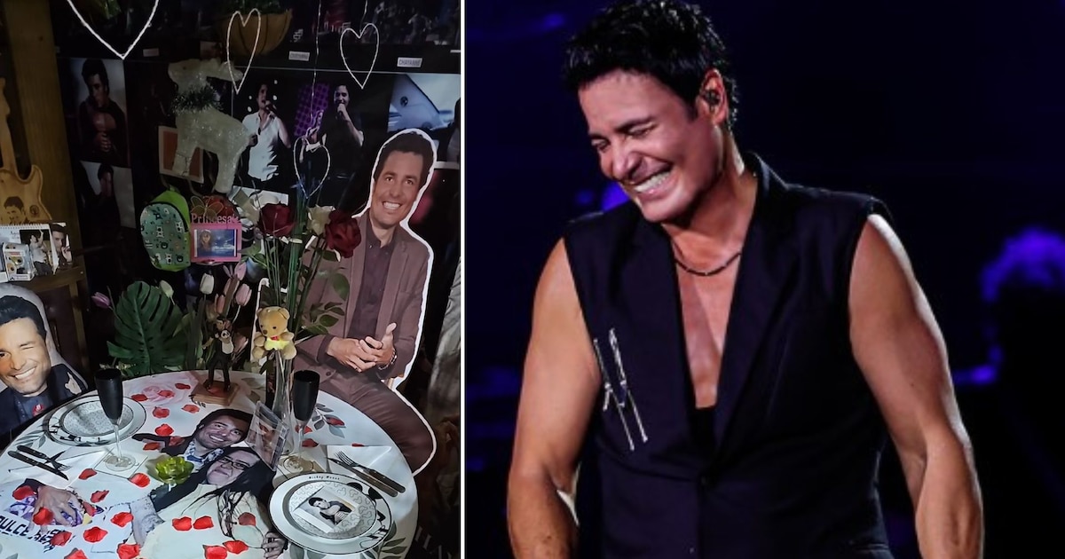 Fanática chilena transforma su hogar en santuario viral dedicado a Chayanne en TikTok
