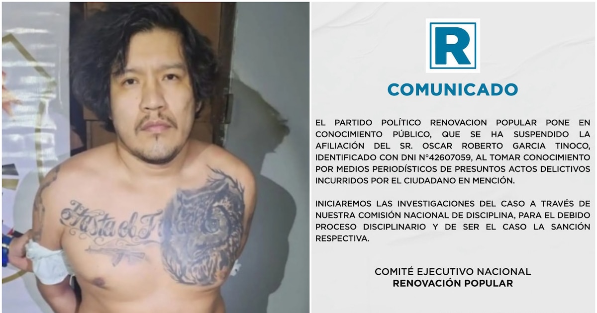 Acusado de financiar a ‘El Monstruo’ en Paraguay, afiliado a Renovación Popular y suspendido por López Aliaga