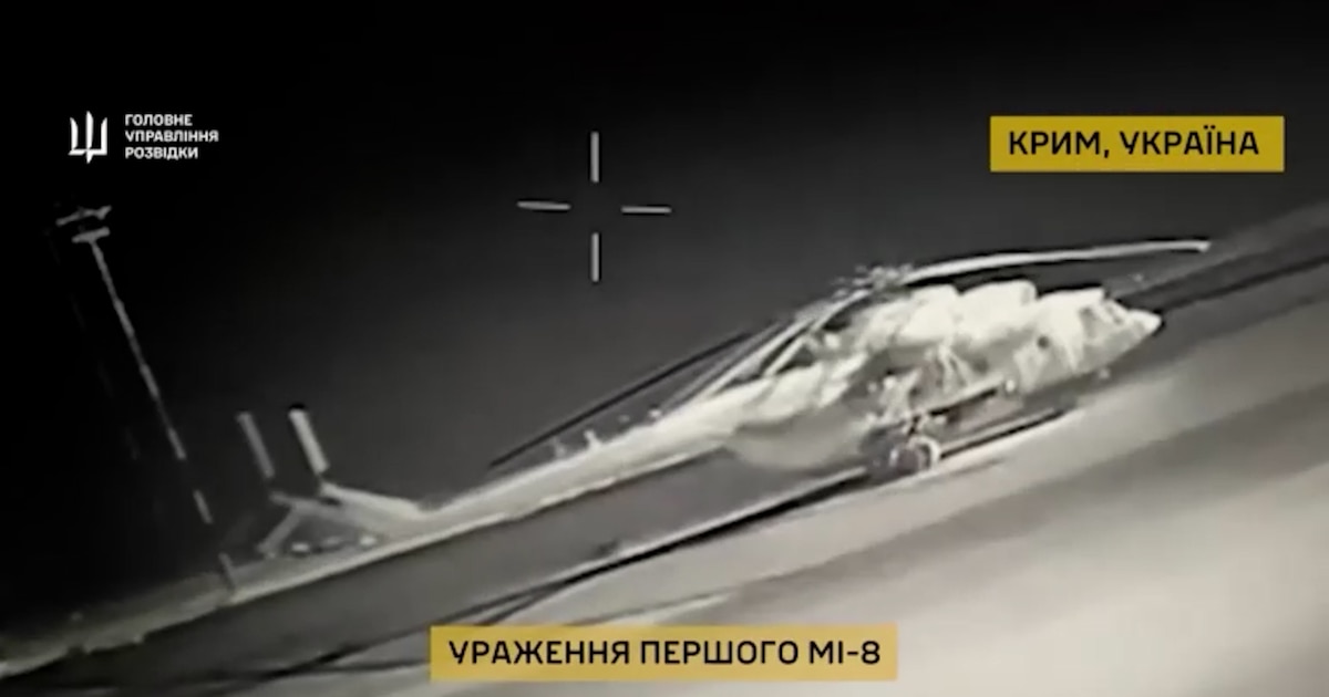 ¡Ucrania sorprende con audaz ataque con drones en Crimea! Destroza dos helicópteros rusos y un remolcador en golpe de alta precisión