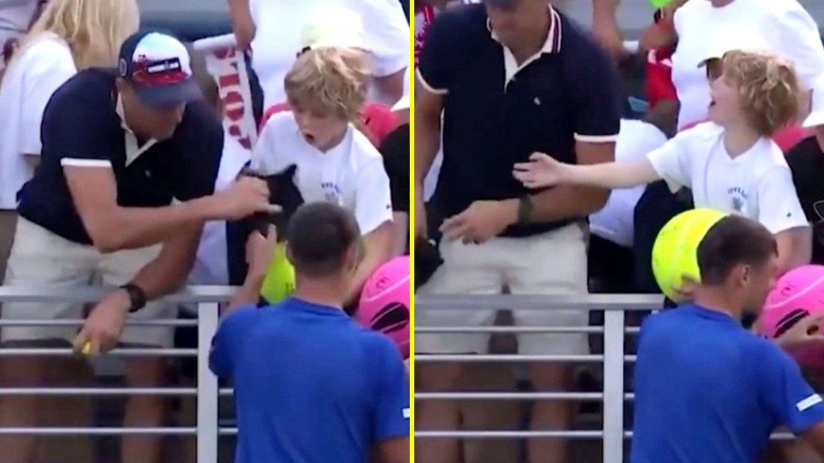 ¡Millonario CEO roba gorra a niño en pleno US Open y luego pide perdón!