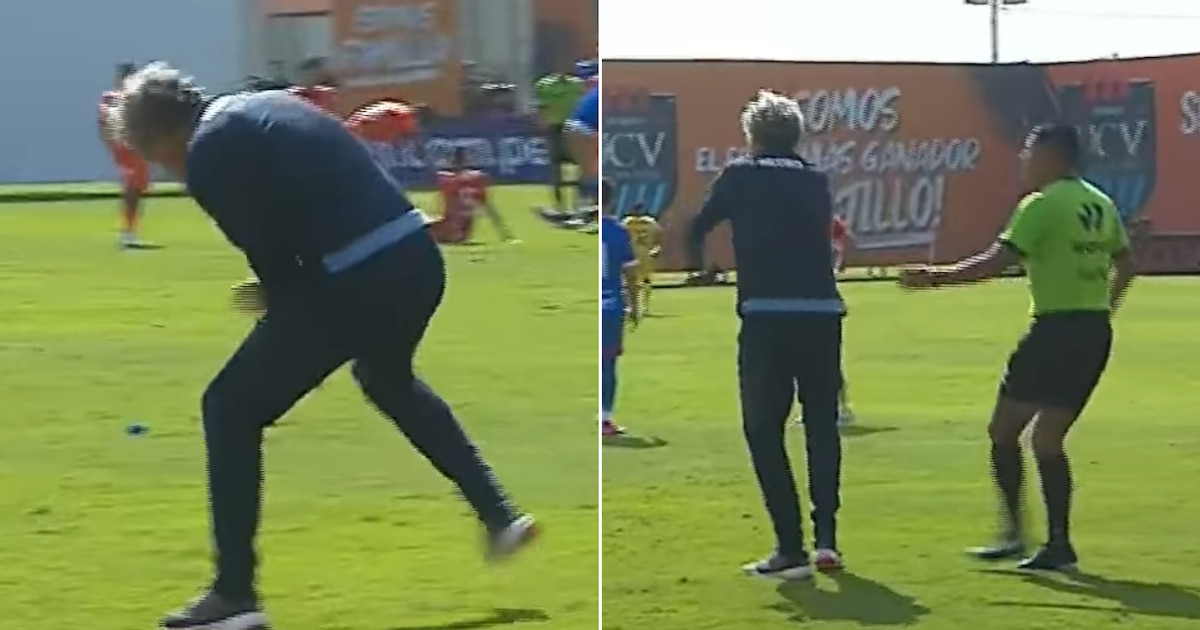 ‘Chemo’ Del Solar se enfrenta a Succar y es expulsado en clásico César Vallejo vs Mannucci