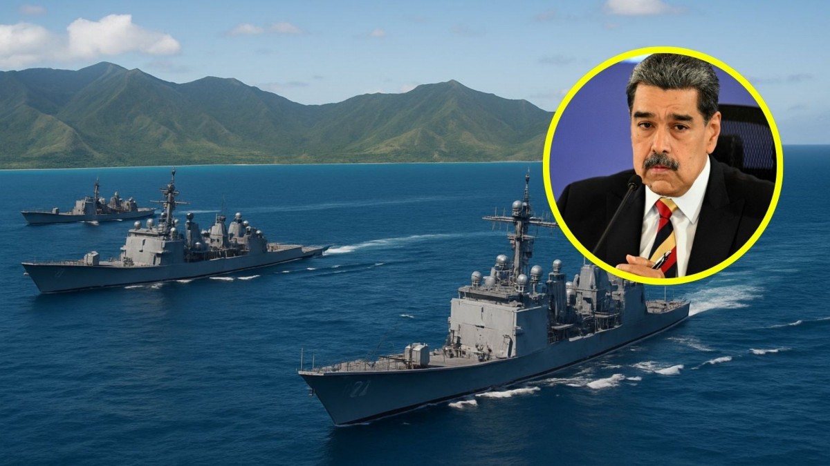 ¡Venezuela al borde de la guerra: EE.UU. despliega 8 barcos y 1,200 misiles en el Caribe!