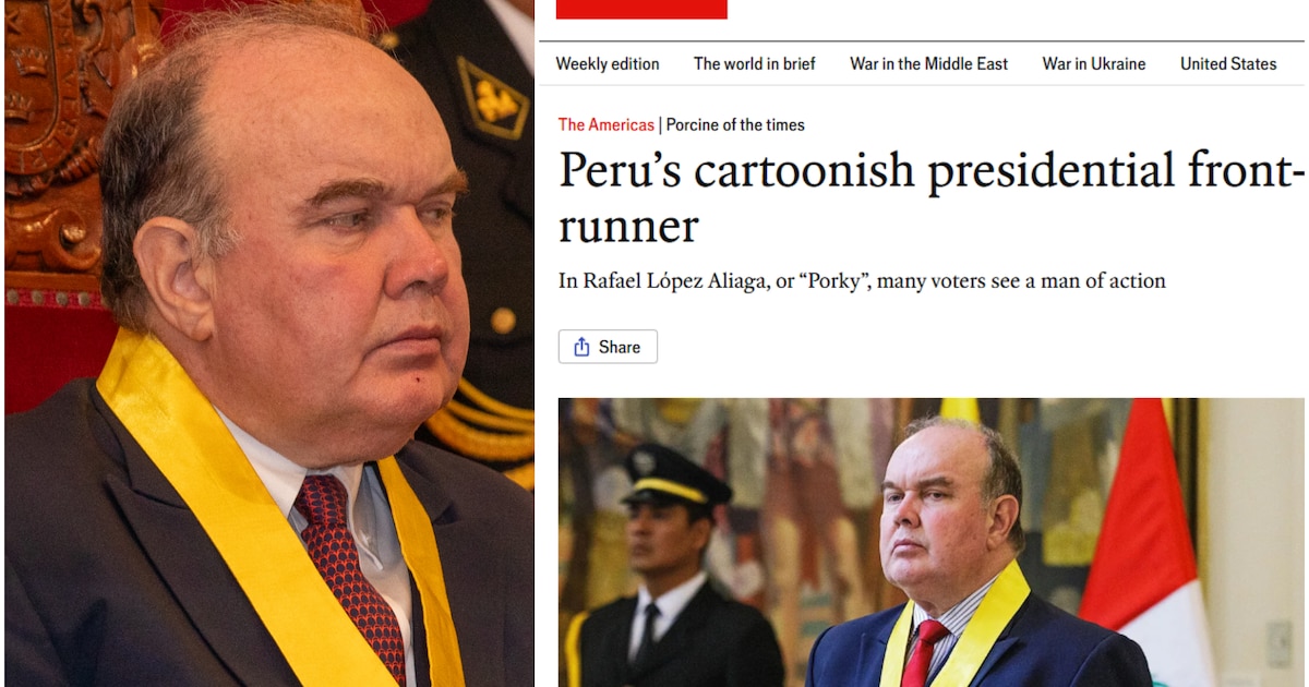 The Economist califica de “caricaturesco” a López Aliaga y critica su gestión en Lima