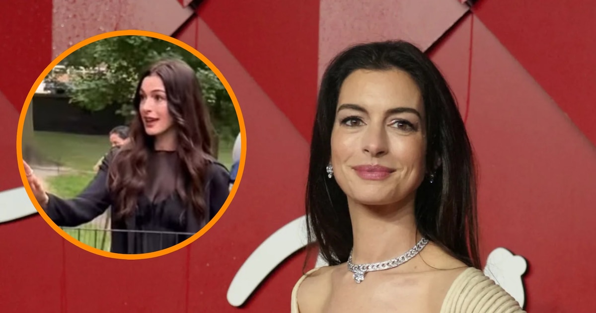 ¡Escándalo en el set! Anne Hathaway enfrenta a paparazzi y pide calma por el bienestar de los niños en rodaje de «El diablo viste a la moda 2