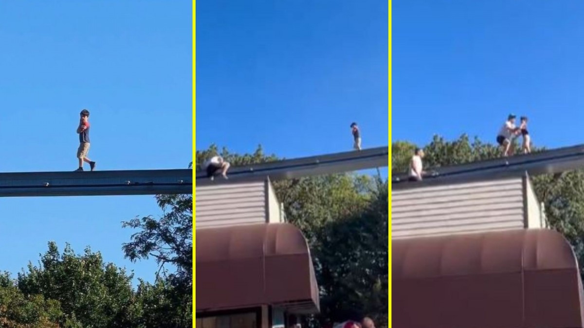 ¡Héroe en Hersheypark: Hombre arriesga su vida para salvar a niño que caminaba sobre los rieles de una montaña rusa y evita una tragedia!