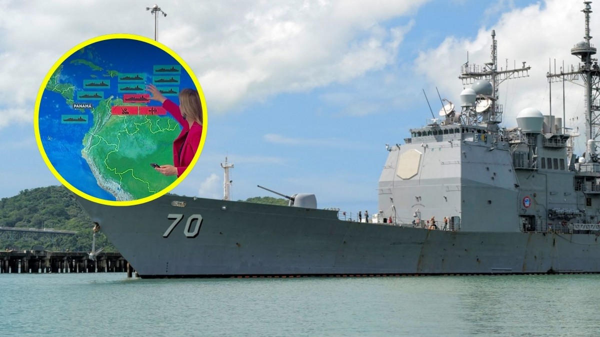 ¡Alerta! Ocho barcos EE. UU. apunten misiles a Venezuela en tenso despliegue militar