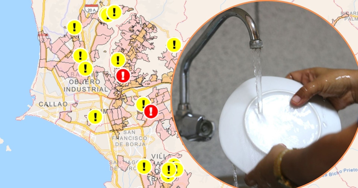 Sedapal anuncia corte de agua en 10 distritos de Lima y Callao este 30/09