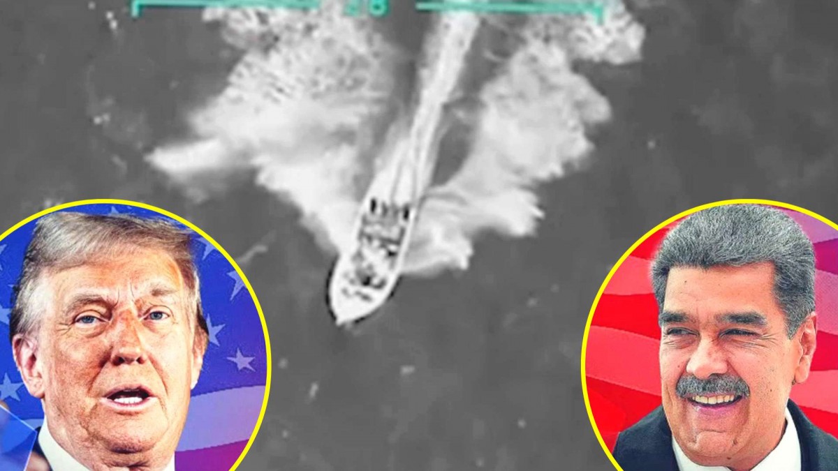 EEUU destruye nave cargada de droga en ataque militar en el Caribe: ¿Video con IA o mentira de Maduro?