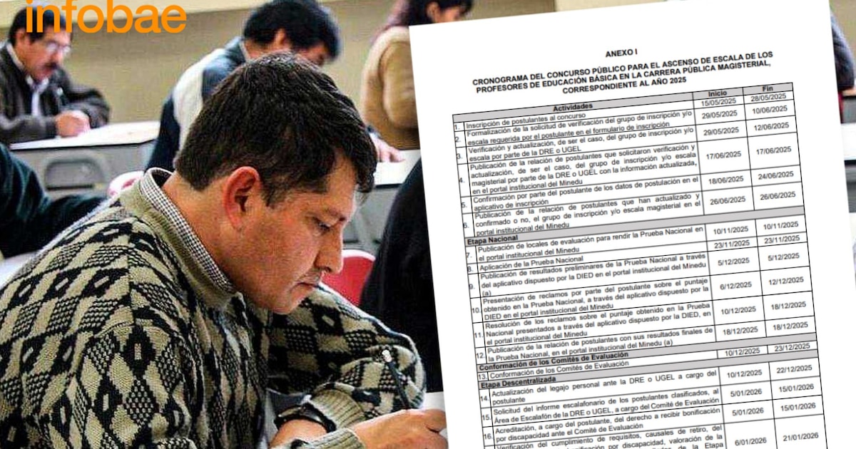 Educación ajusta fechas del concurso docente 2025-2026 para ascensos y nombramientos
