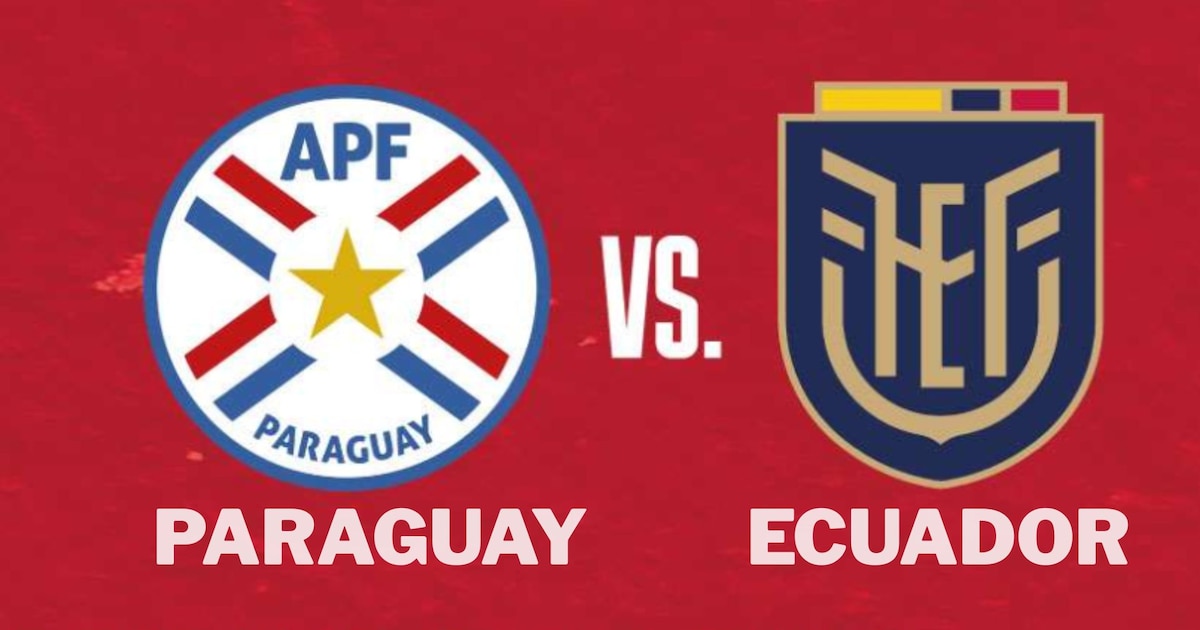 Hora y fecha del Paraguay vs Ecuador en las Eliminatorias 2026 en Asunción