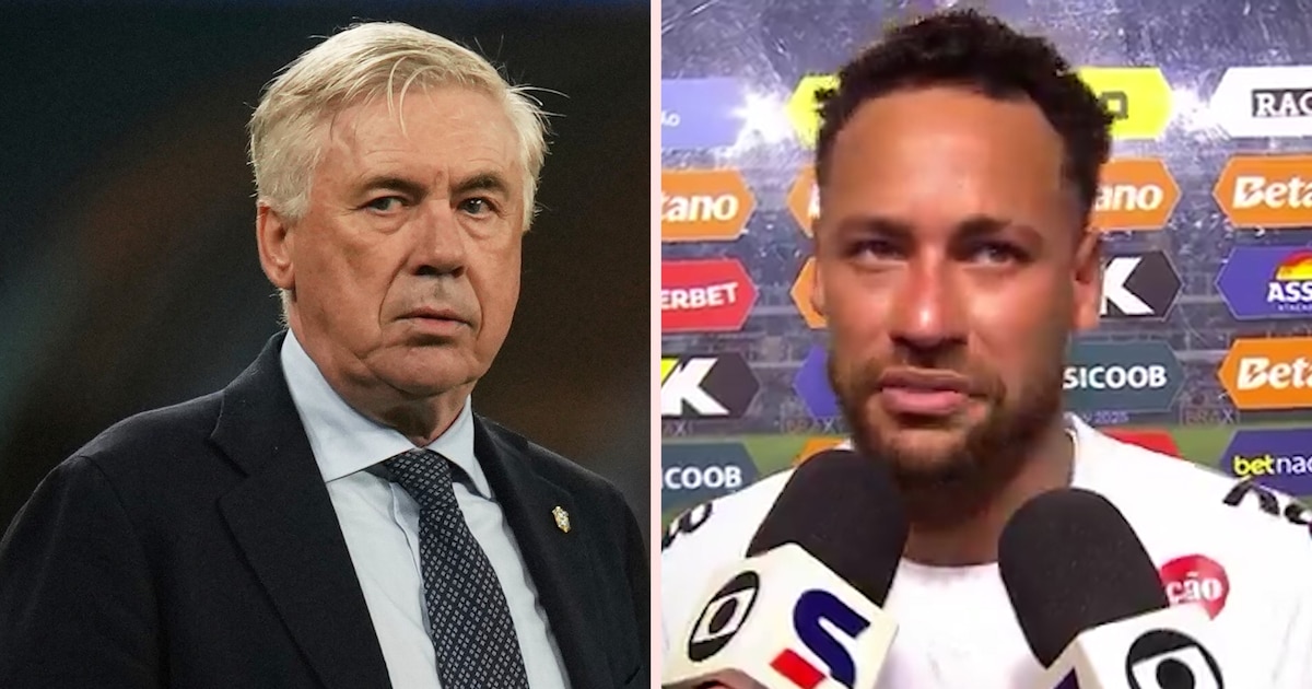 Ancelotti justifica la ausencia de Neymar en la selección de Brasil: «Decisión técnica y evaluación de su rendimiento