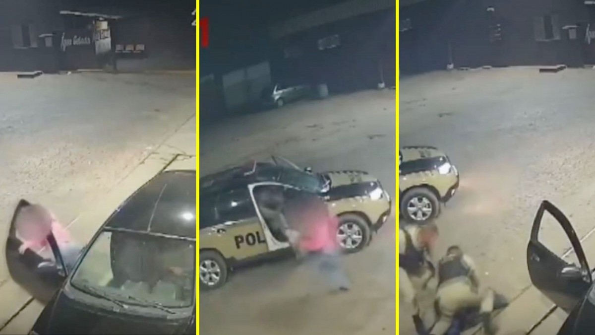 Mujer secuestrada en Brasil logra escapar en pleno ataque y es salvada por policías en el acto