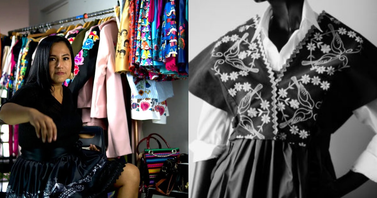 Diseñadora peruana Qarla Quispe presenta polleras y túnicas con identidad andina en Indigenous NY Fashion Week 2025