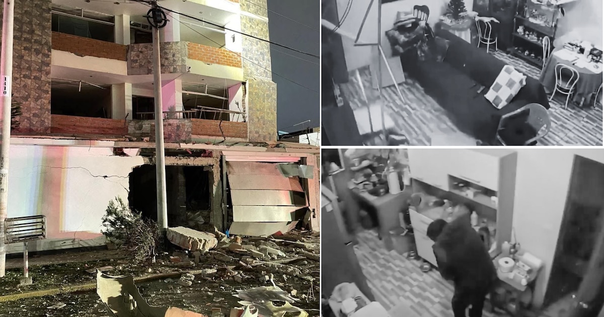 Explosivo destruye parcialmente vivienda multifamiliar en Trujillo