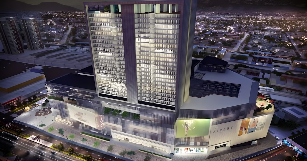 Nuevo centro comercial de 14 pisos y 200 tiendas en construcción en Chile