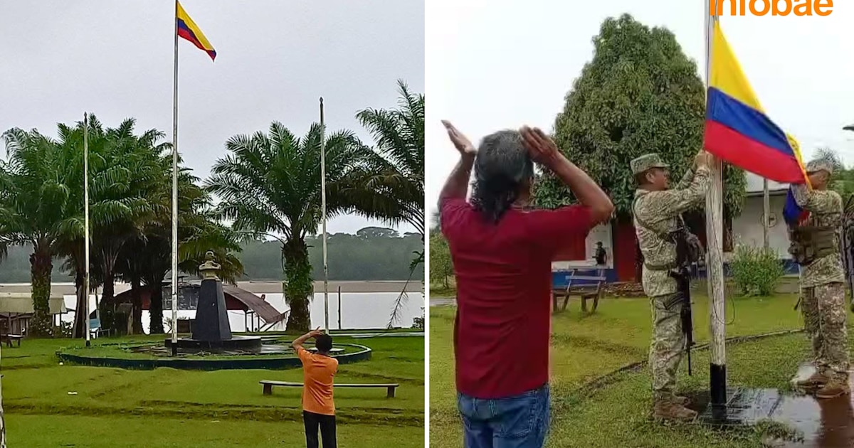 Colombia iza bandera en territorio peruano, generando tensión en Tres Fronteras