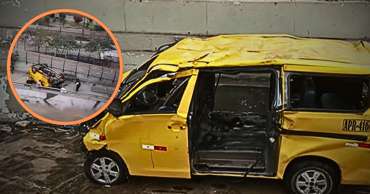 Accidente en Cercado de Lima: vehículo se despista y cae al parque de la Muralla