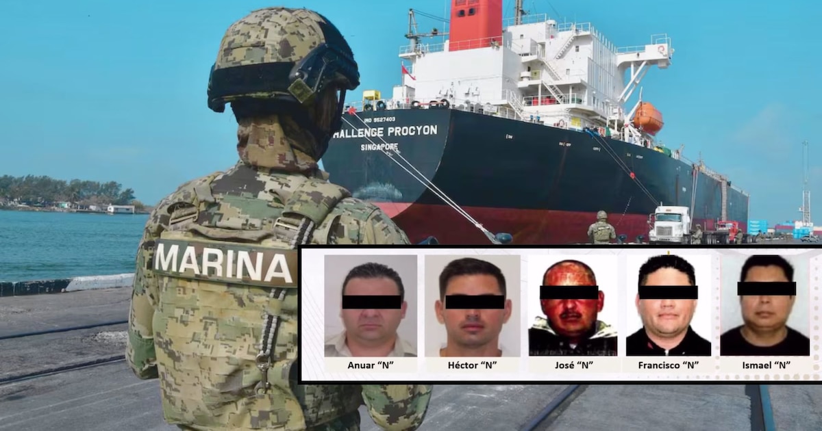¡Escándalo en México! Desmantelan red de tráfico de hidrocarburos con 14 detenidos, incluido vicealmirante, exjuez y empresarios, tras incautar 10 millones de litros de diésel en Tampico
