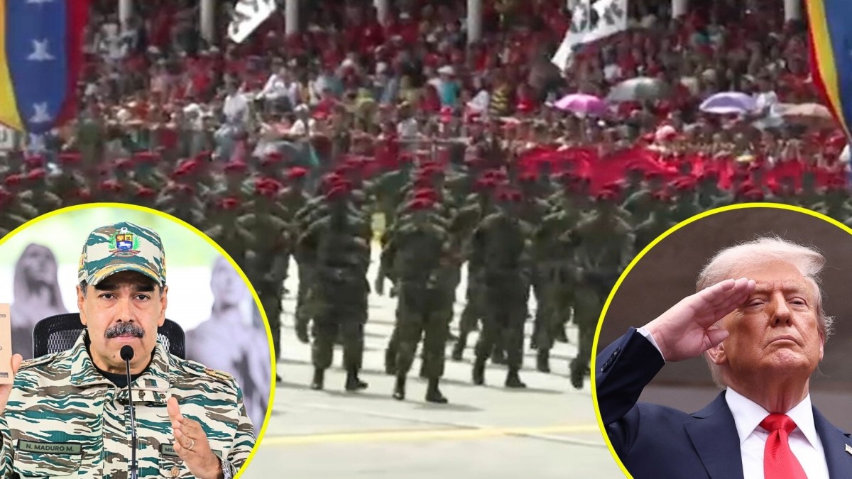 ¡Maduro moviliza 25.000 soldados ante amenazas de EE.UU. en plena tensión venezolana!