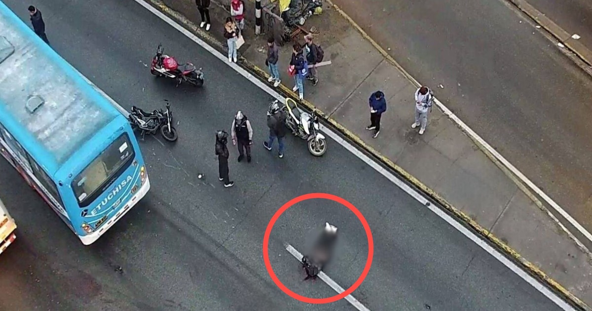 Accidente en Vía Evitamiento deja un motociclista fallecido y afecta el tráfico desde hace 5 horas